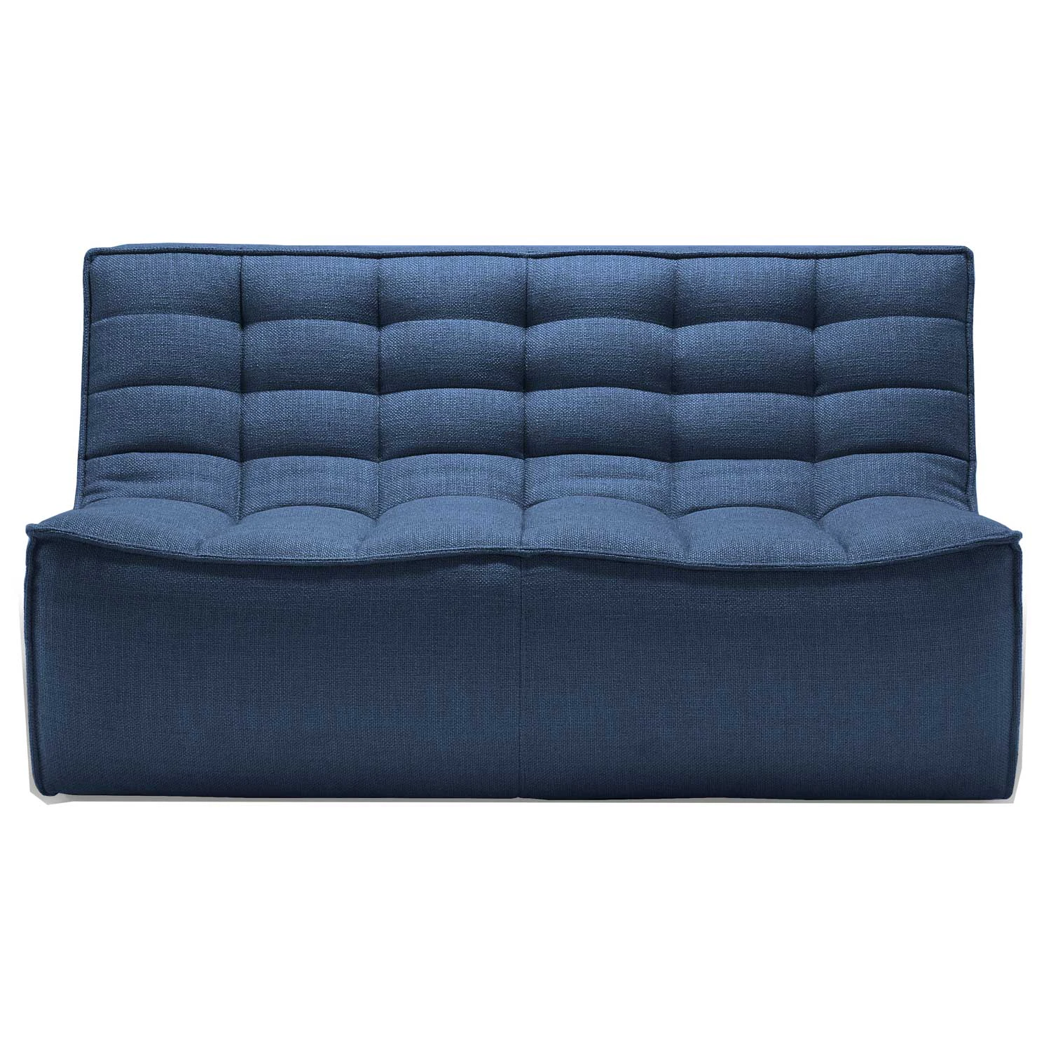 Ethnicraft N701 Soffa 2-sits - 2-sitssoffor Polyester Bl&aring;