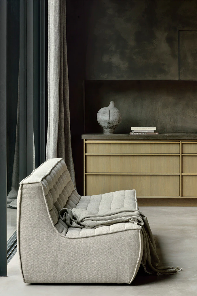Ethnicraft N701 Soffa 3-sits, beige från Ethnicraft, bild 2