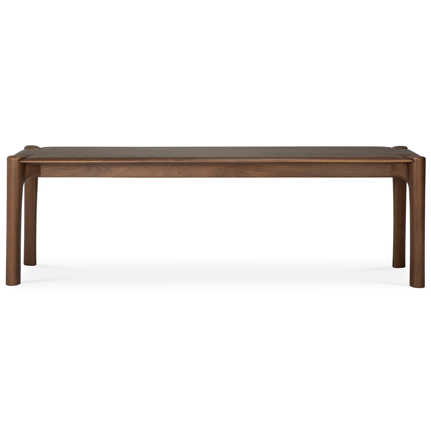 Ethnicraft Pi B&auml;nk M&ouml;rkbetsad 146 Cm - B&auml;nkar Teak Brun