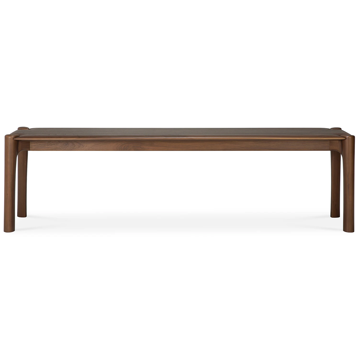 Ethnicraft Pi B&auml;nk M&ouml;rkbetsad 166 Cm - B&auml;nkar Teak Brun
