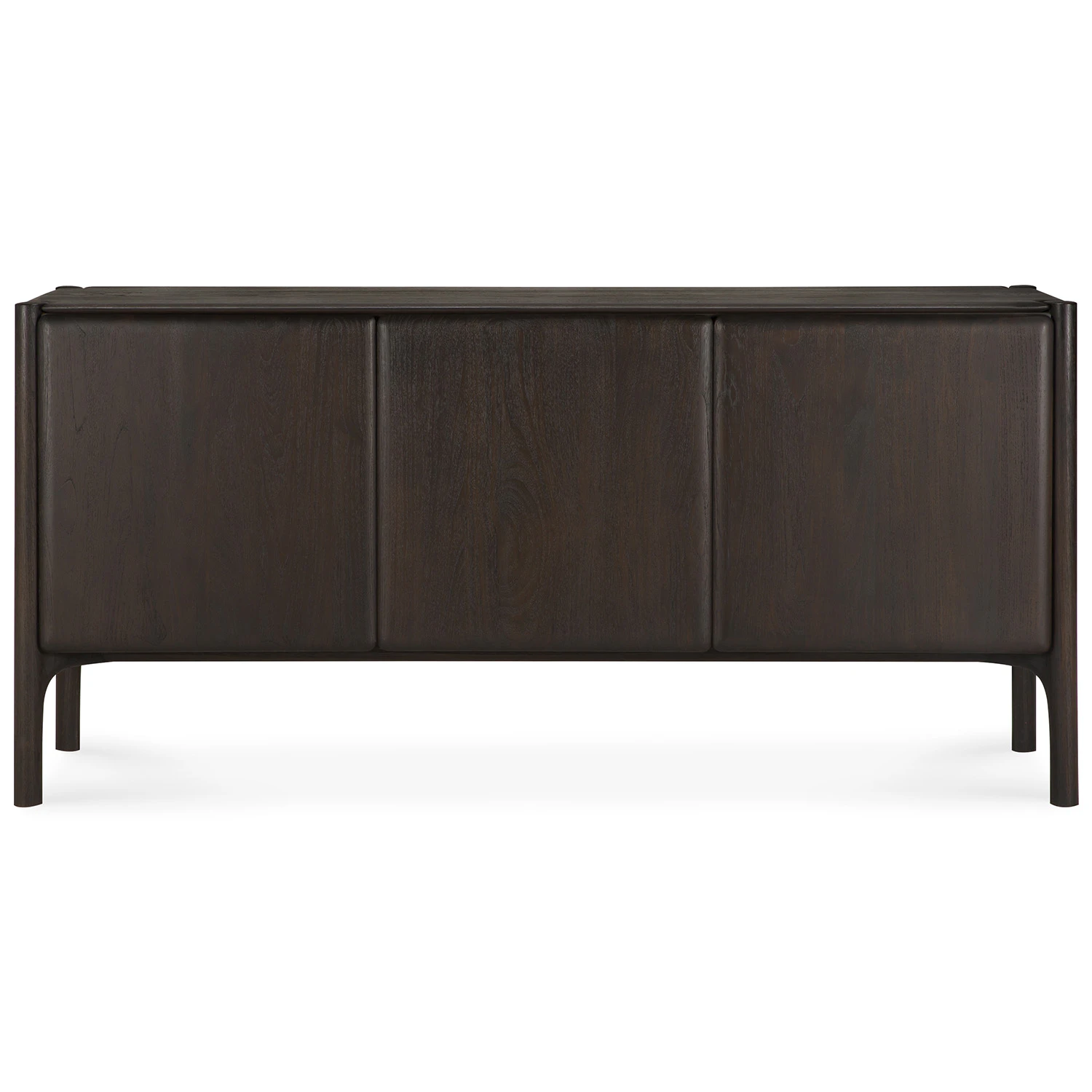 Ethnicraft Pi Sk&auml;nk Med 3 D&ouml;rrar - Sk&auml;nkar & sideboards Teak M&ouml;rkbrun