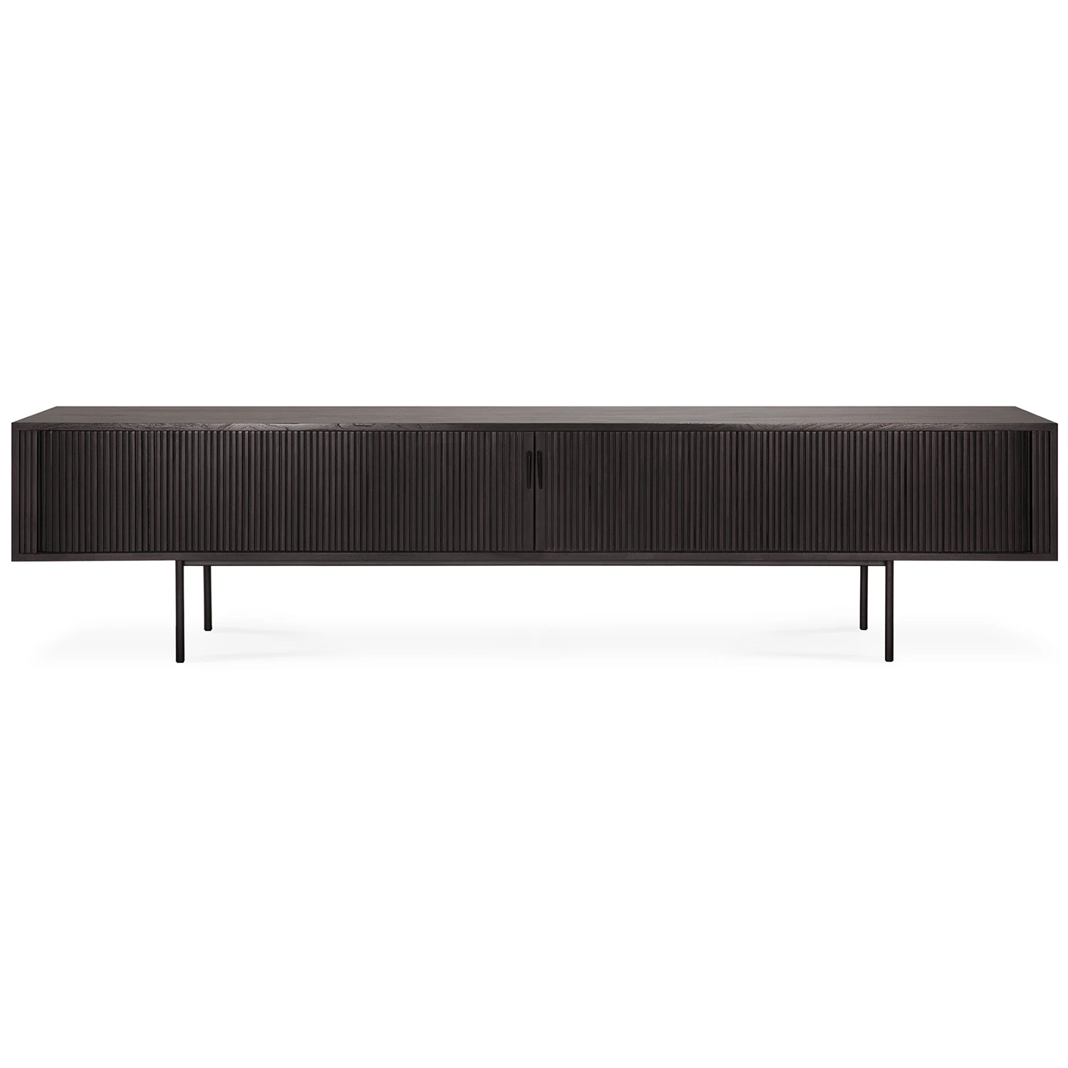 Ethnicraft Roller Max Sk&auml;nk M&ouml;rkbetsad 242 Cm - Sk&auml;nkar & sideboards Teak M&ouml;rkbrun