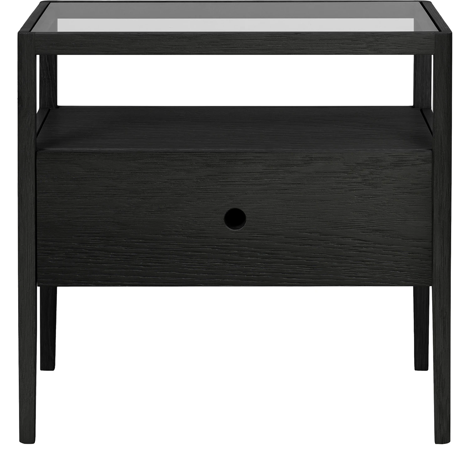 Ethnicraft Spindle Svartbetsad Ek - Massiv Ek M&ouml;rkbetsad