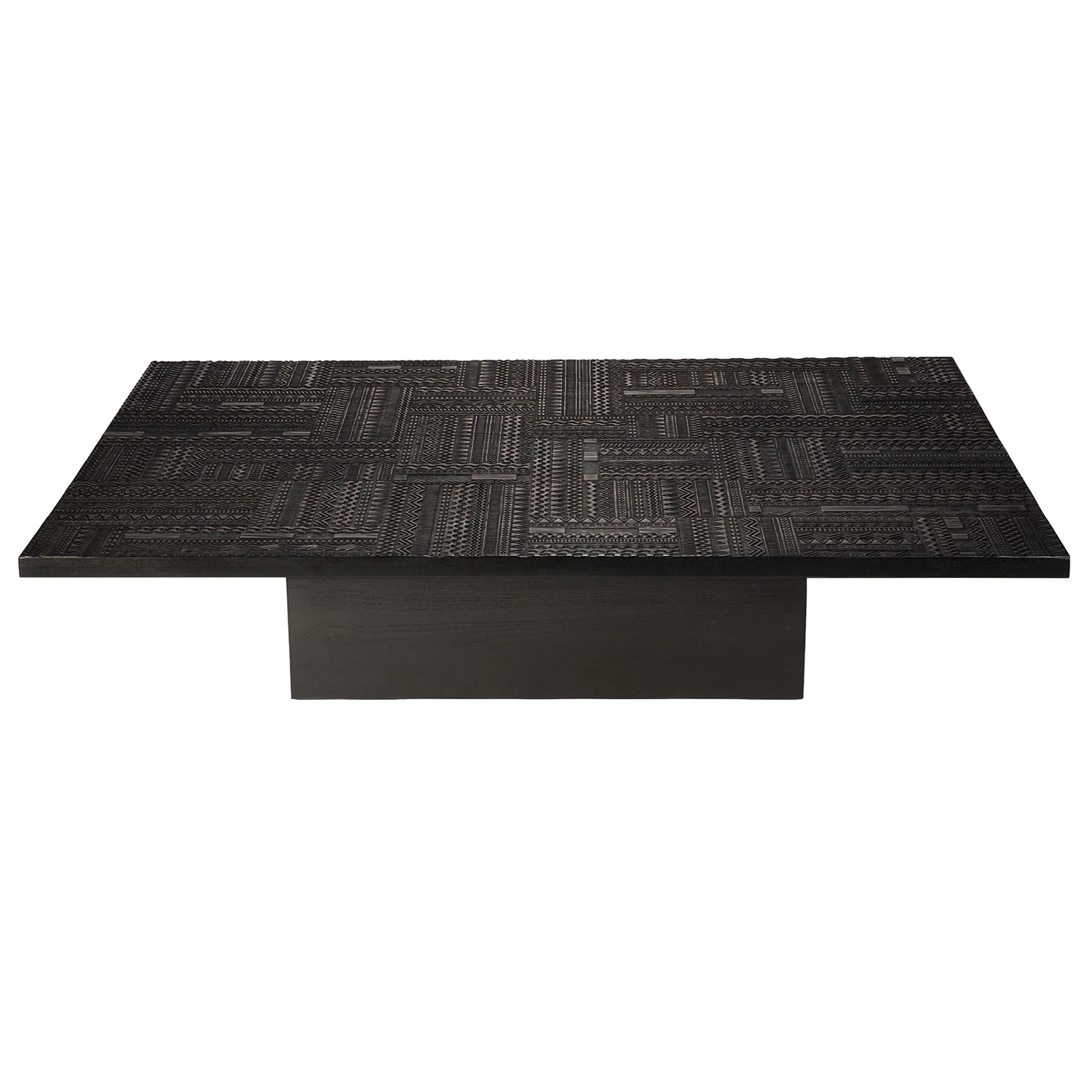 Ethnicraft Tabwa Blok Soffbord Svart 170x120 Cm - Soffbord Teak