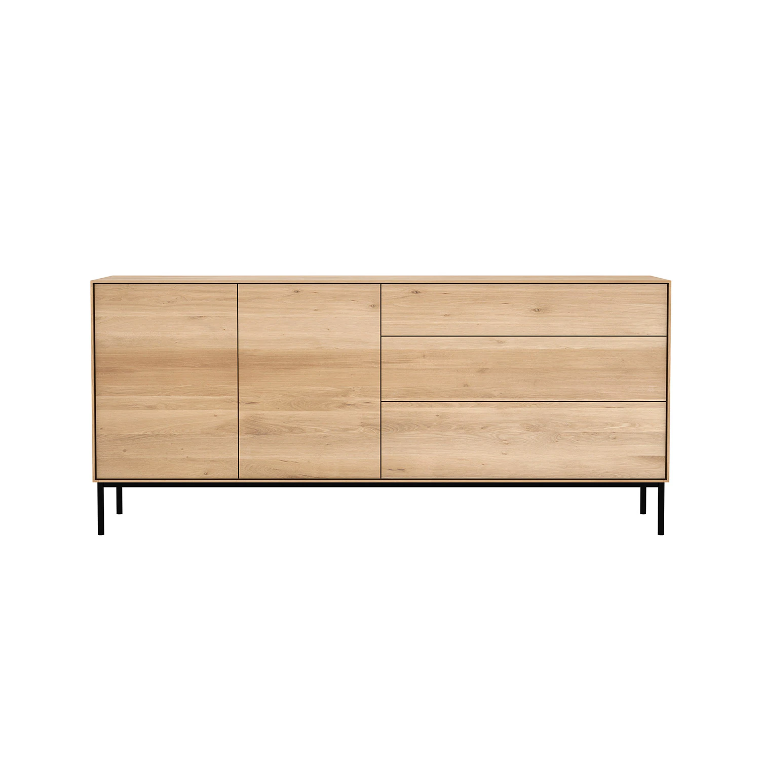 Ethnicraft Whitebird Sideboard 2 D&ouml;rrar 3 L&aring;dor - Sk&auml;nkar & sideboards Ek Tr&auml;