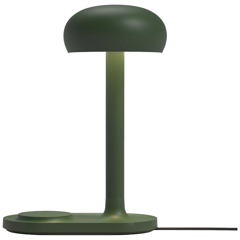 Emendo Bordslampa Med Trådlös Laddare, Emerald Green