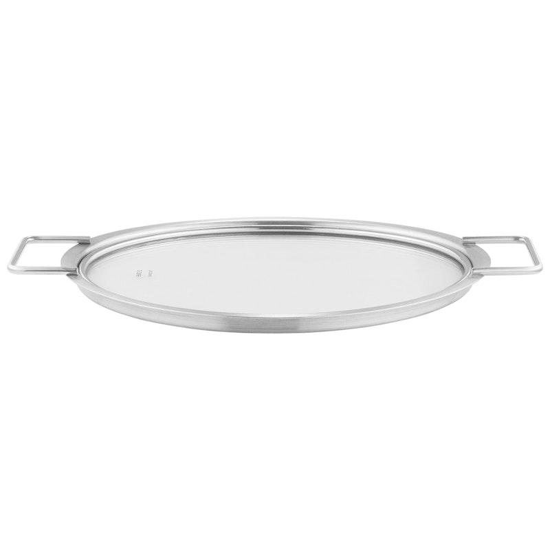 Glaslock Borstat Stål, 24 cm