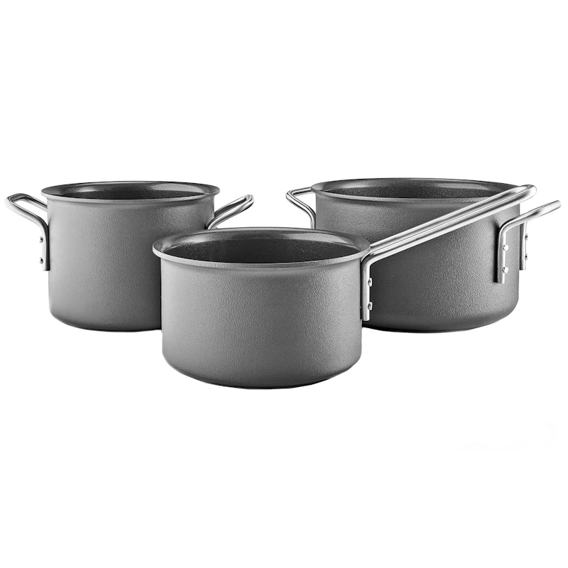 Grey Line Grytset 1,8 l / 2,5 l / 3,8 l, Grå