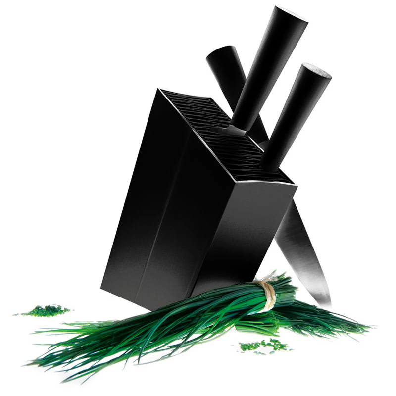 Eva Solo Knivblock Lutande - Knivlister & Knivblock Plast Svart