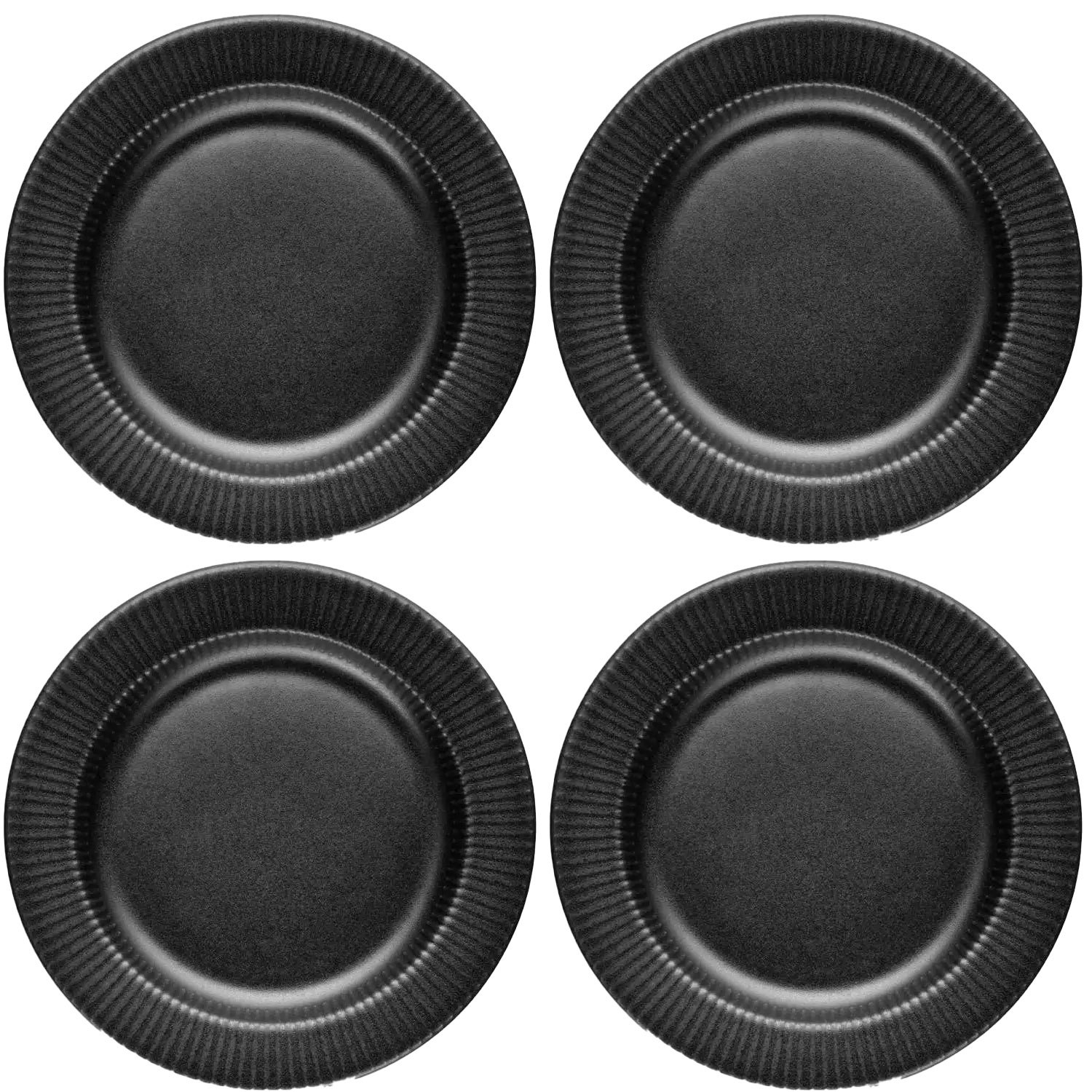 Eva Solo Legio Nova Assiett 19 Cm 4-pack - Assietter Stengods Svart
