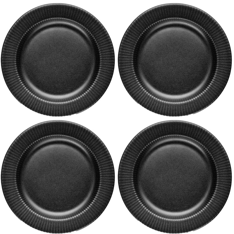 Legio Nova Assiett 19 cm 4-pack, Svart
