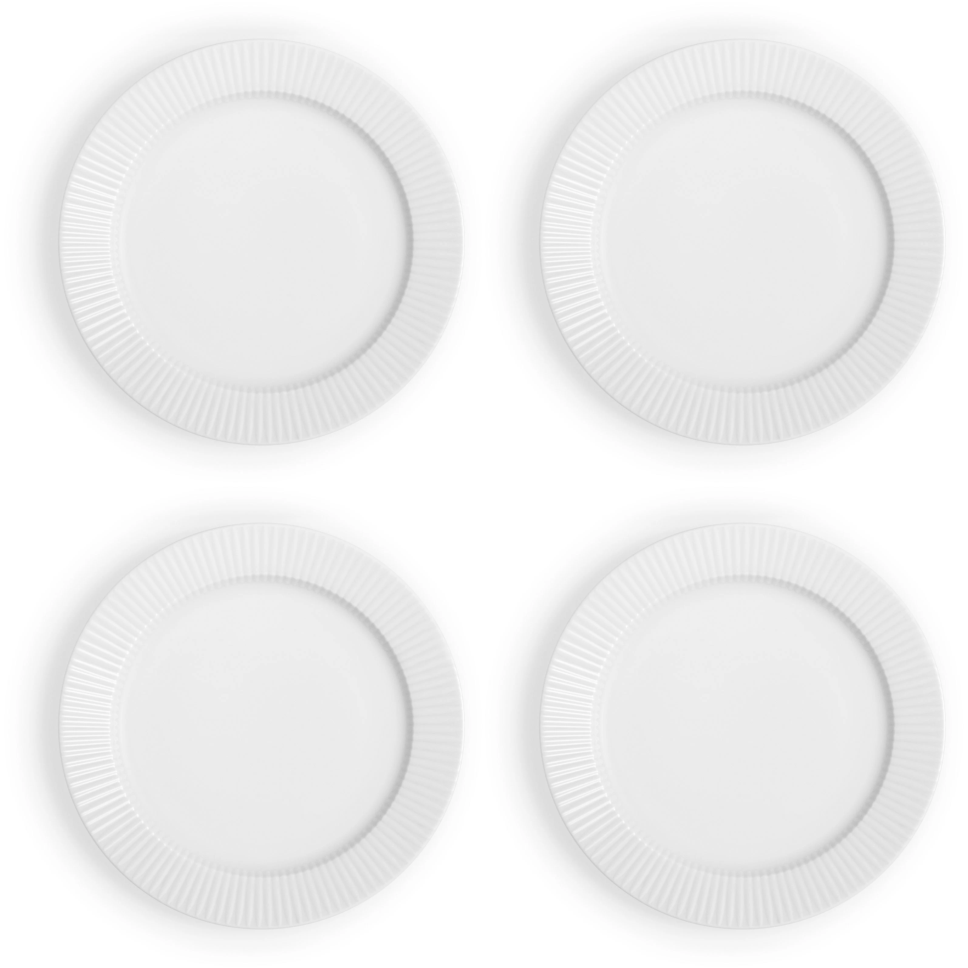 eva solo legio nova middagstallrik 28 cm 4-pack - stengods vit