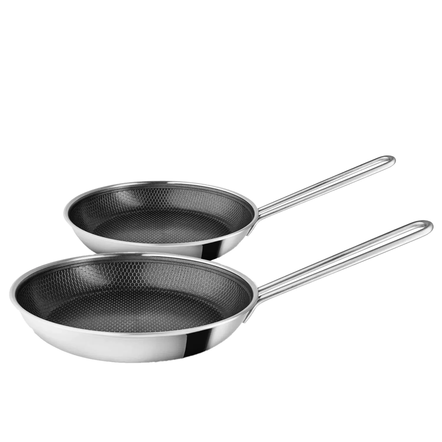 Eva Solo Multi Stekpanna Set 25 Cm + 28 Cm - Stekpannor Aluminium Borstat Stål