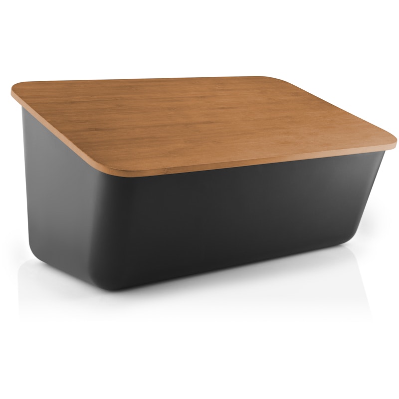 Nordic Kitchen Brödlåda, Svart / Bambu