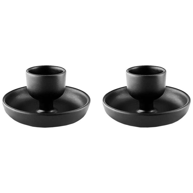 Nordic Kitchen Äggkopp 2-pack, Svart