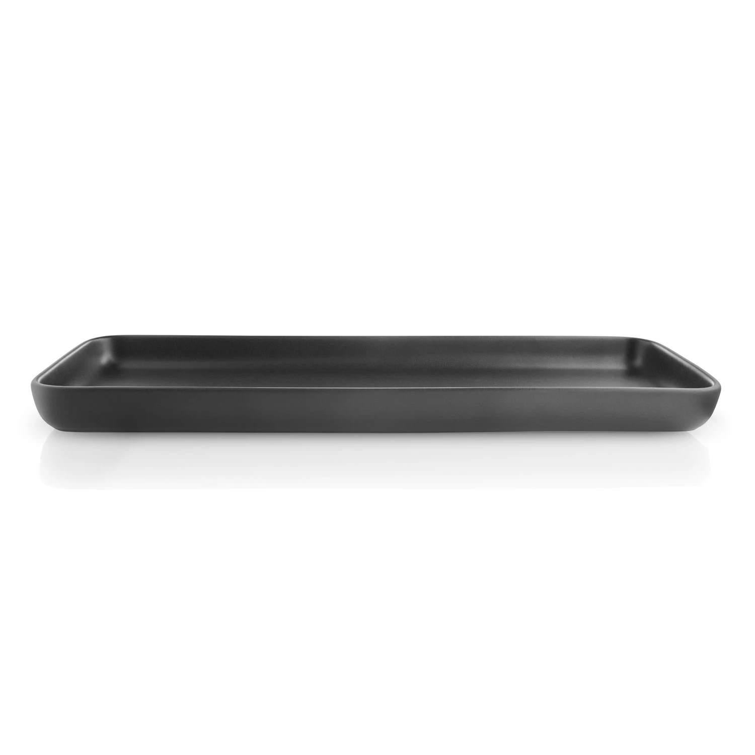 Eva Solo Nordic Kitchen Serveringsfat 13x37 Cm - Uppl&auml;ggningsfat Stengods Svart