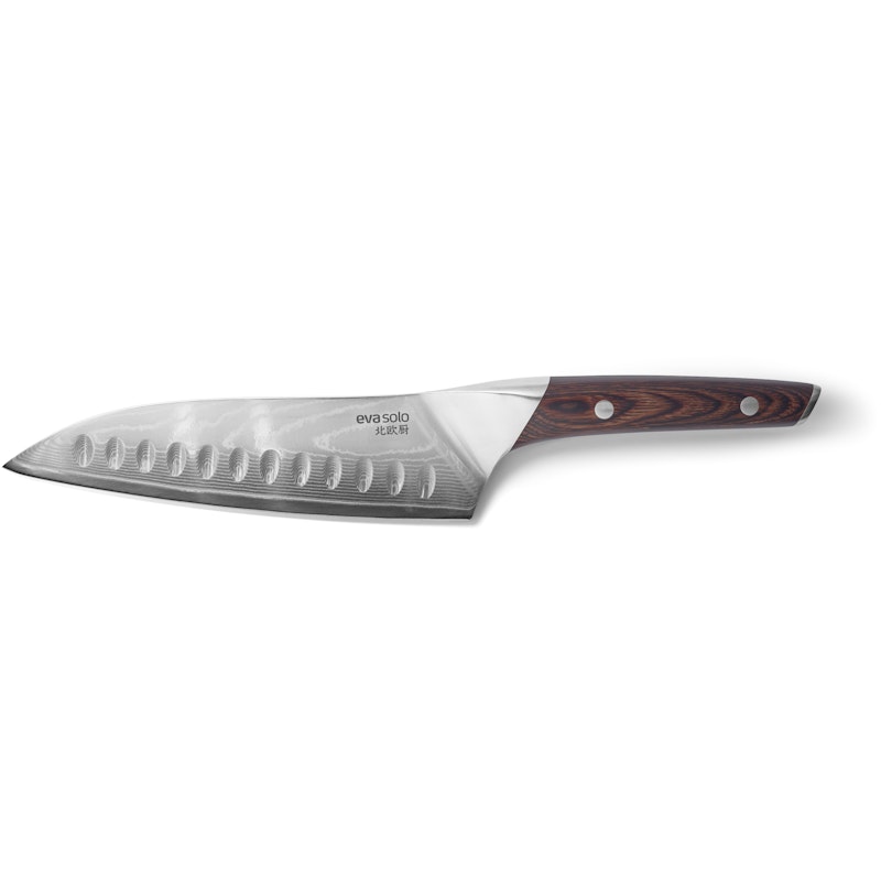 Nordic Kitchen Santokukniv 18 cm, Pakkaträ