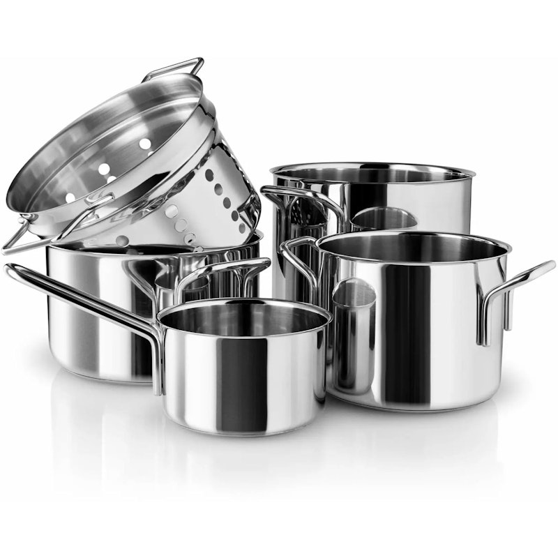 Stainless Steel Grytset 5-pack