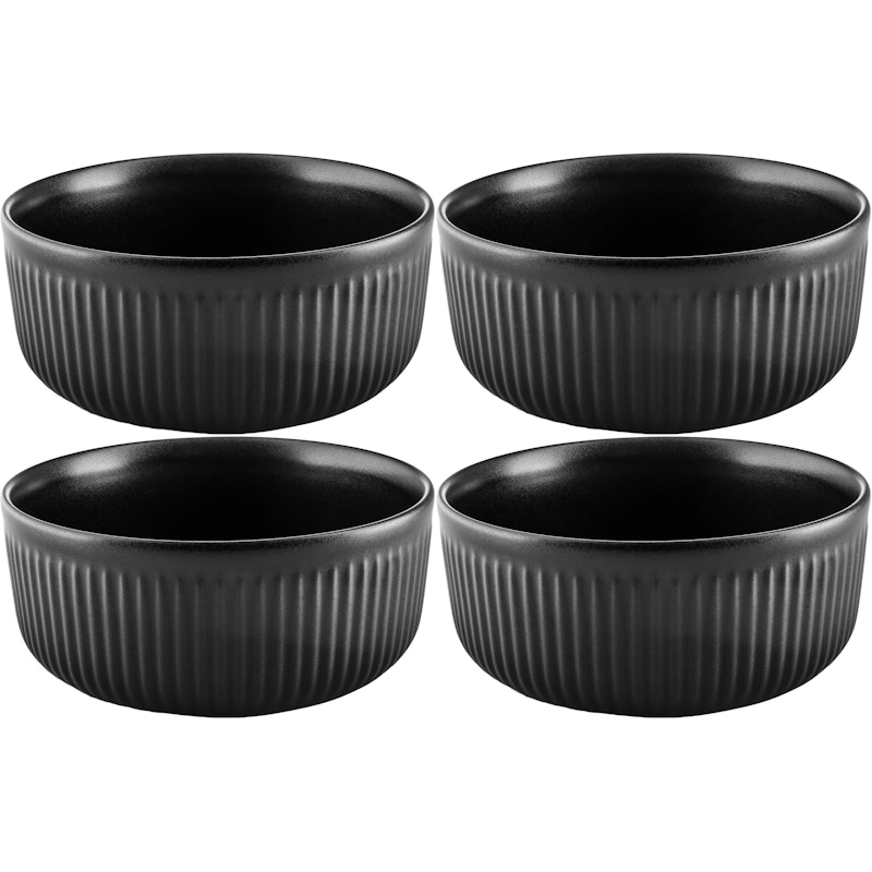 Legio Nova Skål 50 cl 4-pack, Svart