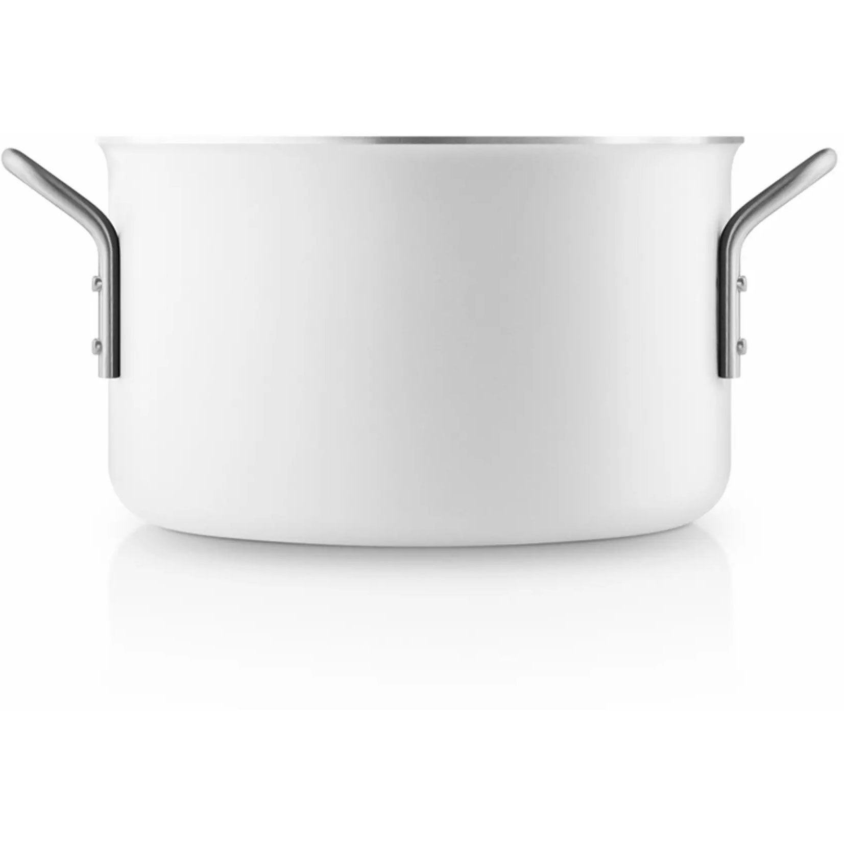 Eva Solo White Line Gryta Ceramic Slip-let&reg; 3,8l - Grytor Rostfritt St&aring;l Vit