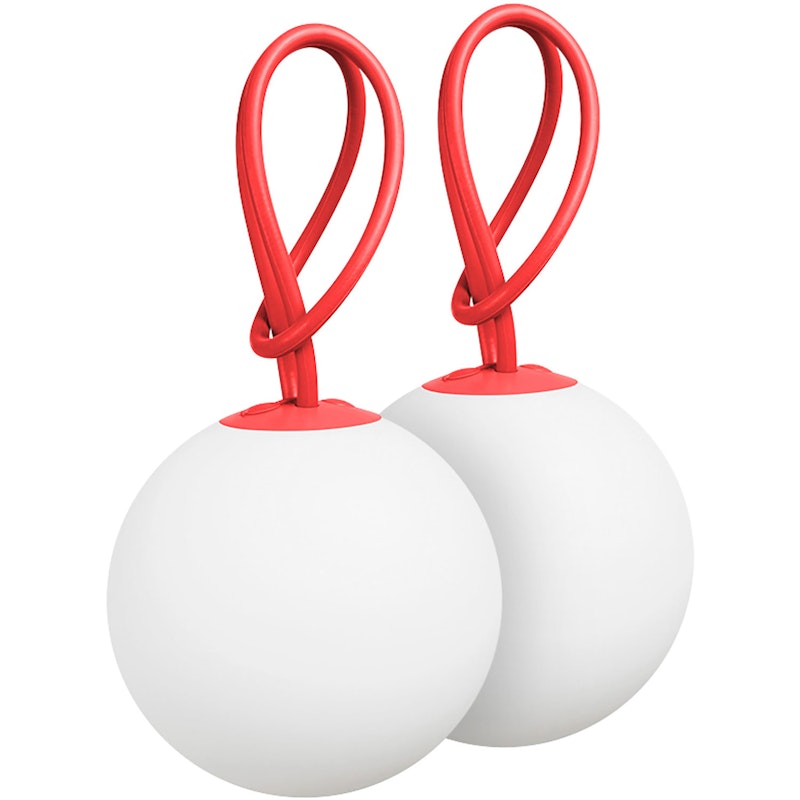 Bolleke Lampa 2-pack, Röd