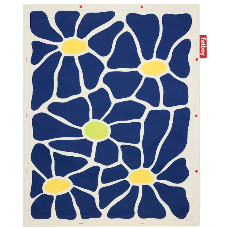 Flying Carpet Botanic Matta, Navy / Creme