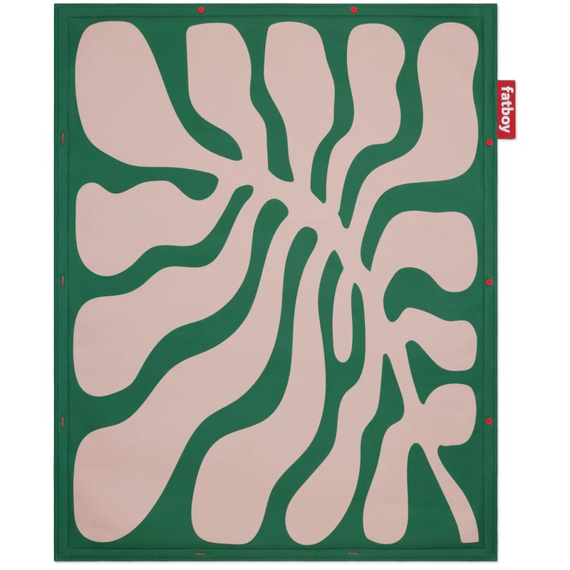 Flying Carpet Botanic Matta, Grön / Orange