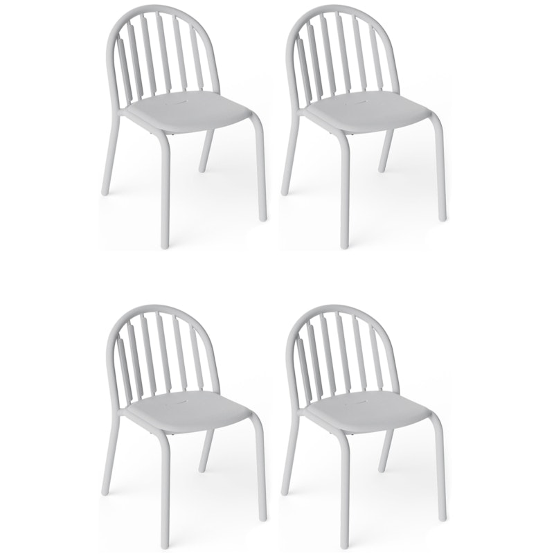 Fred's Stol 4-pack, Ljusgrå