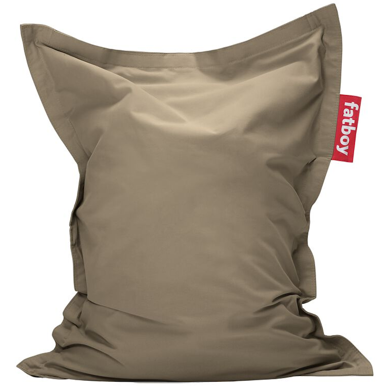 Junior Canvas Recycled Sittsäck, Grey Taupe