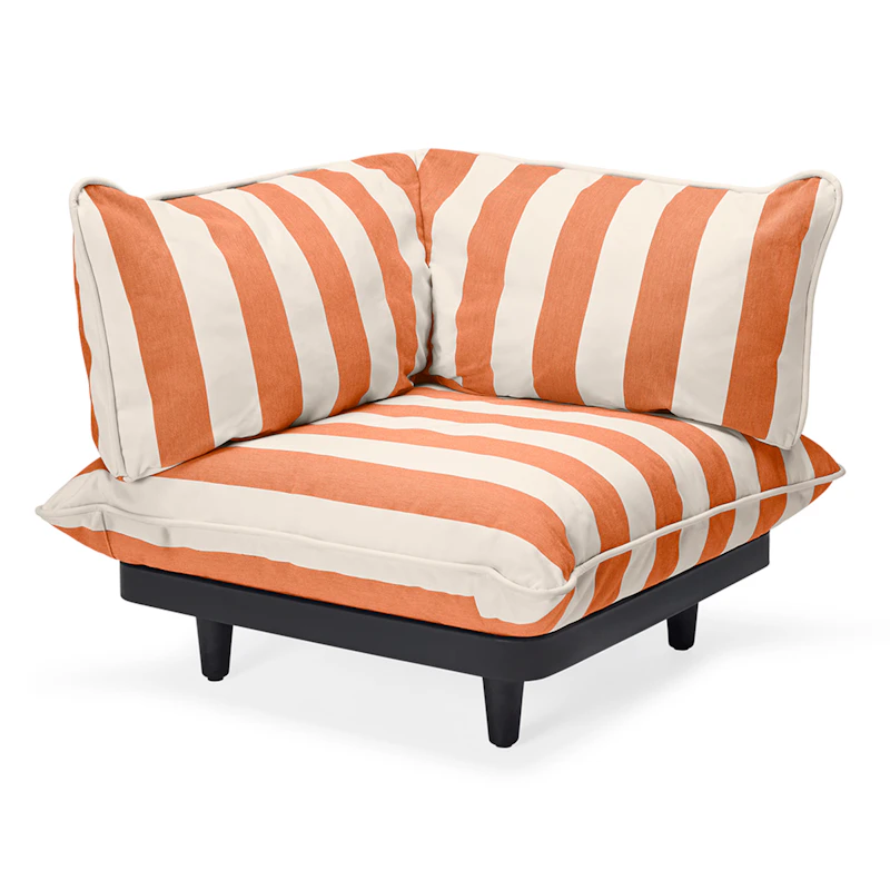 Paletti Höger hörnmodul, Orange / Creme