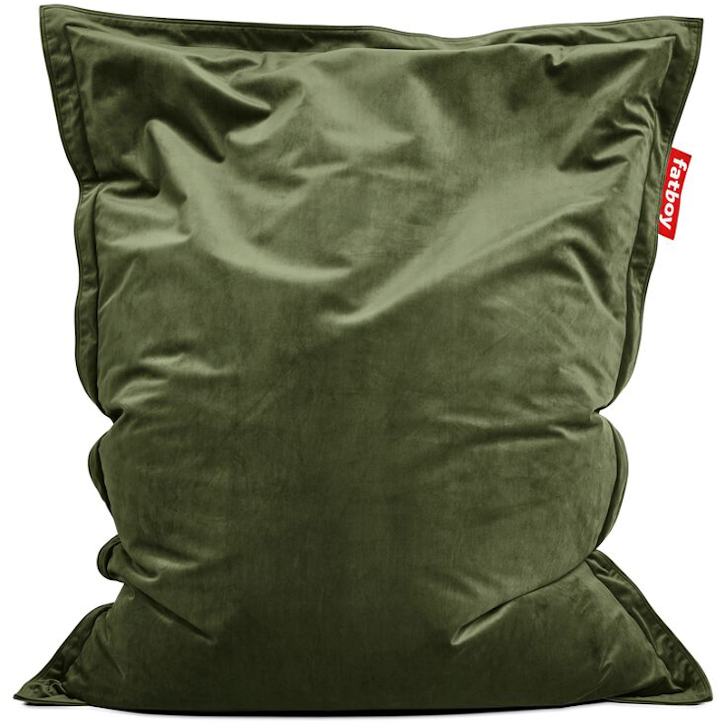Original Slim Velvet Recycled Sittsäck, Deep Green