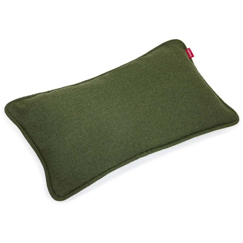 Puff Boucle Recycled Kudde, Leaf Green