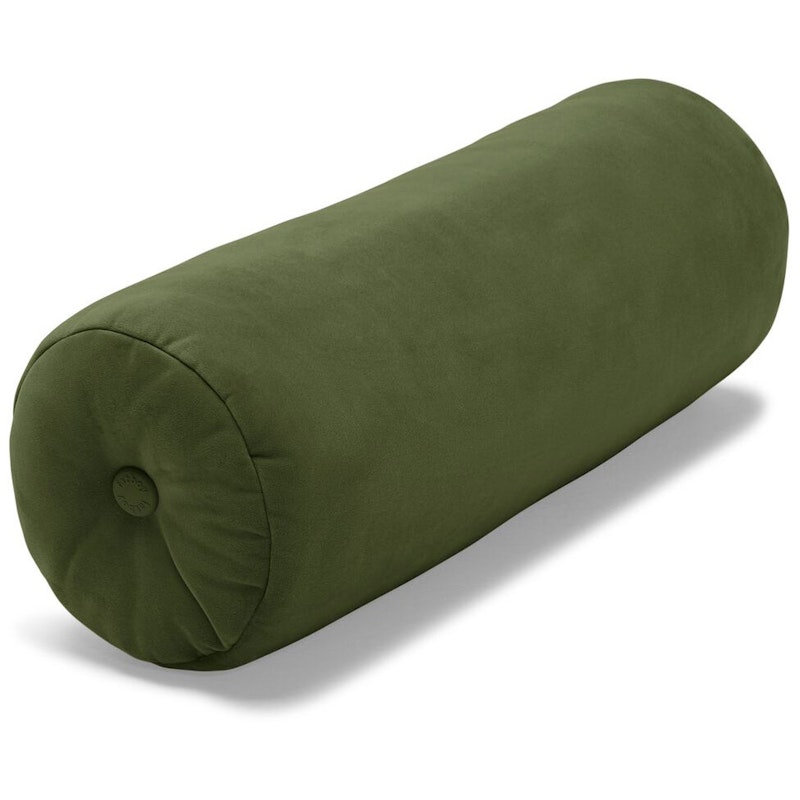 Puff Rolster Recycled Velvet Kudde 24x65 cm, Deep Green