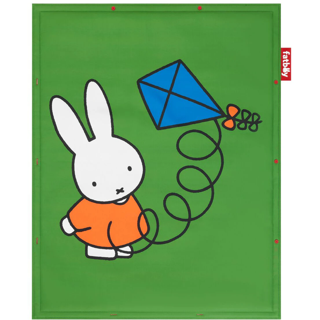 Fatboy Flying Carpet x Miffy - Plastmattor Polyester Gr&ouml;n