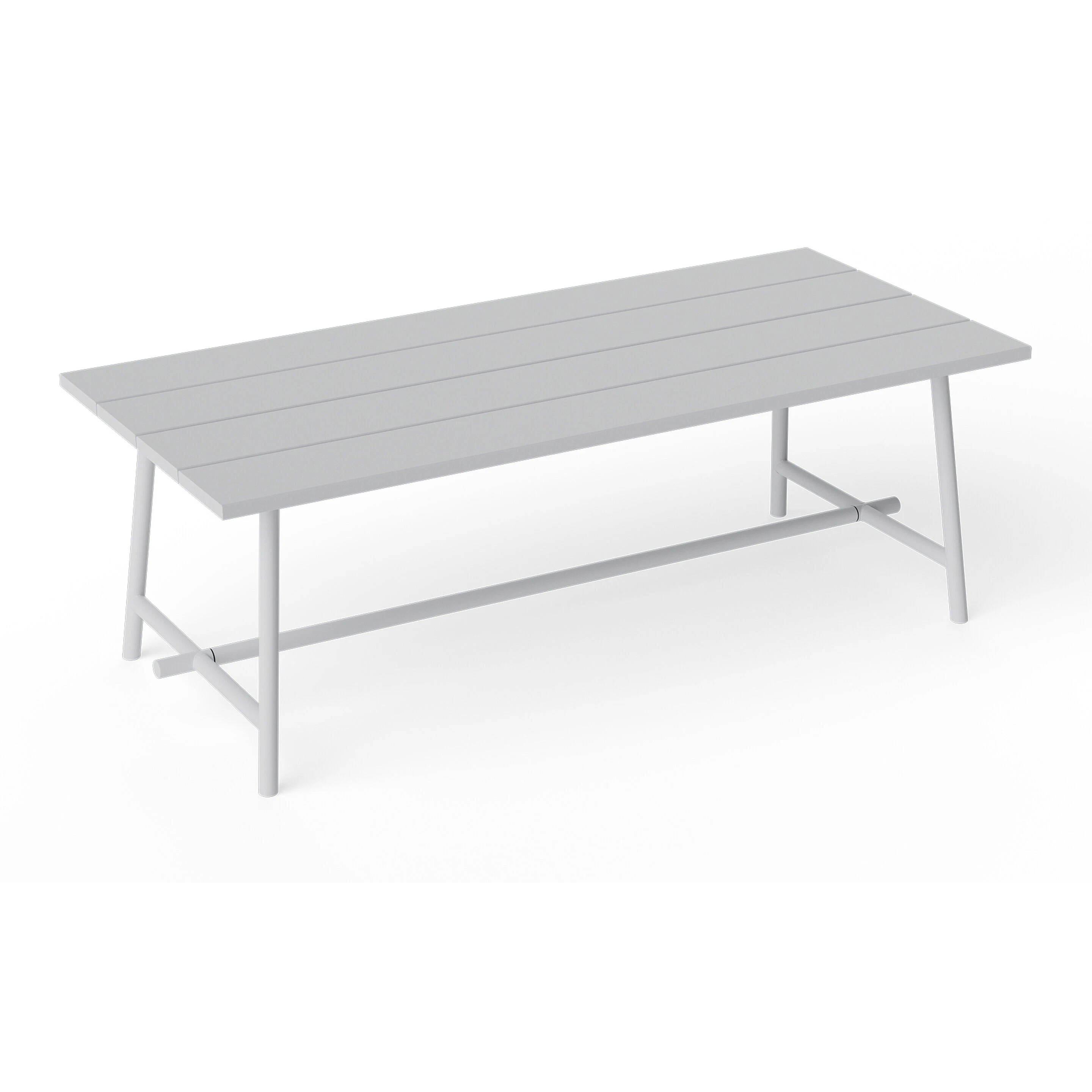 Fatboy Fred's Bord 100x220 Cm - Trädgårdsbord Aluminium Ljusgrå