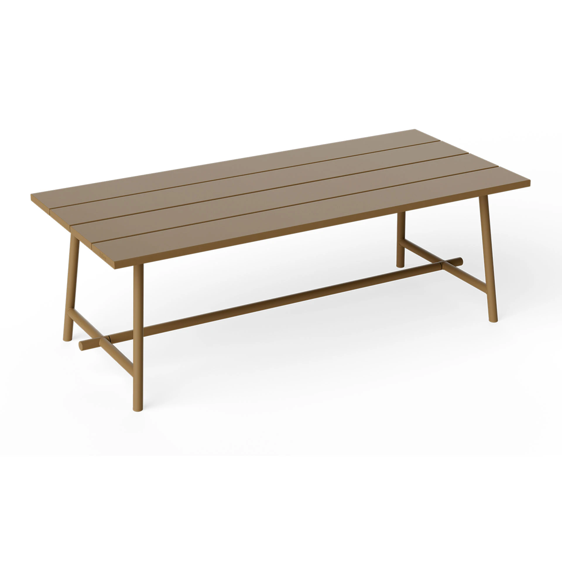 Fatboy Fred's Bord 100x220 Cm - Trädgårdsbord Aluminium Mochaccino