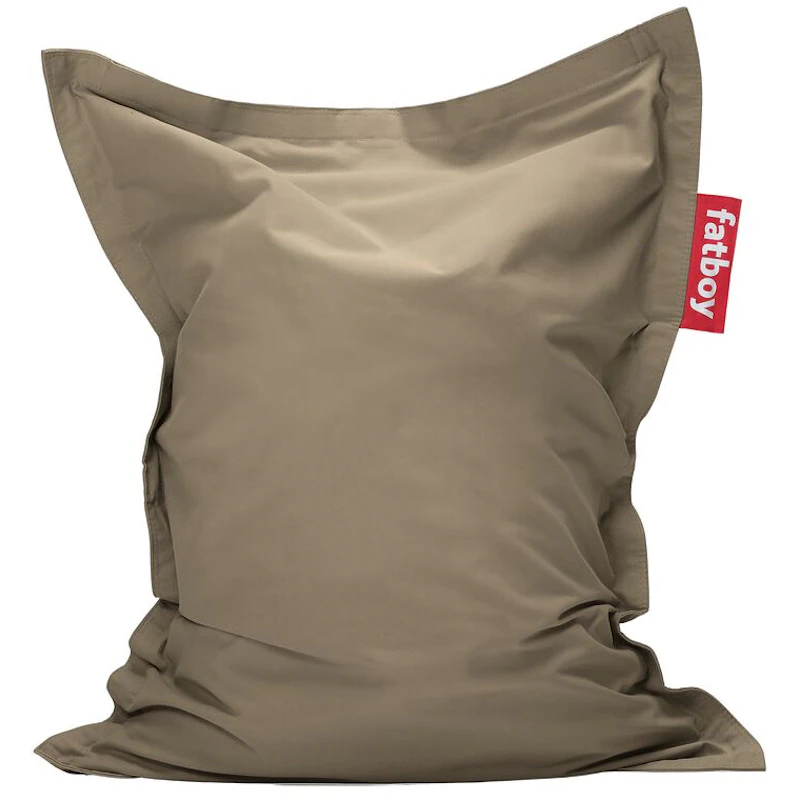 Junior Canvas Recycled Sittsäck, Grey Taupe