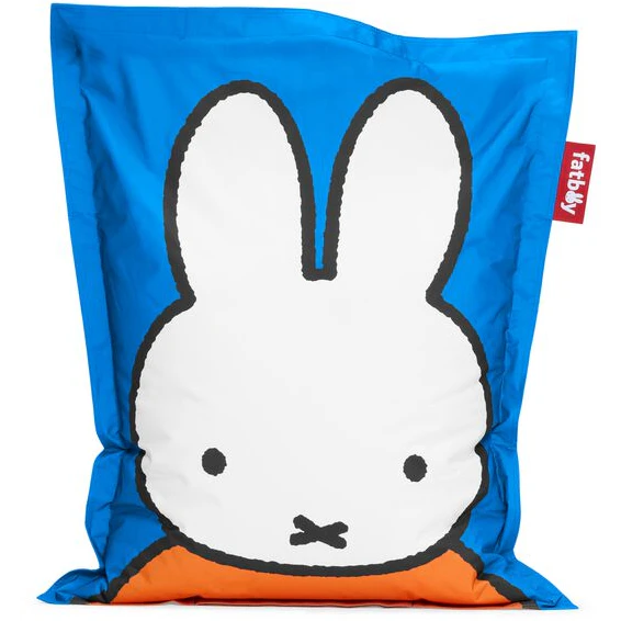 fatboy junior x miffy / boris sittsäck - sittsäckar & sittpuffar nylon blå