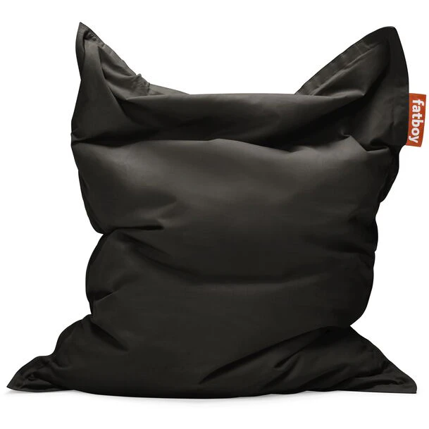 fatboy original recycled sittsäck - sittsäckar & sittpuffar canvas black licorice