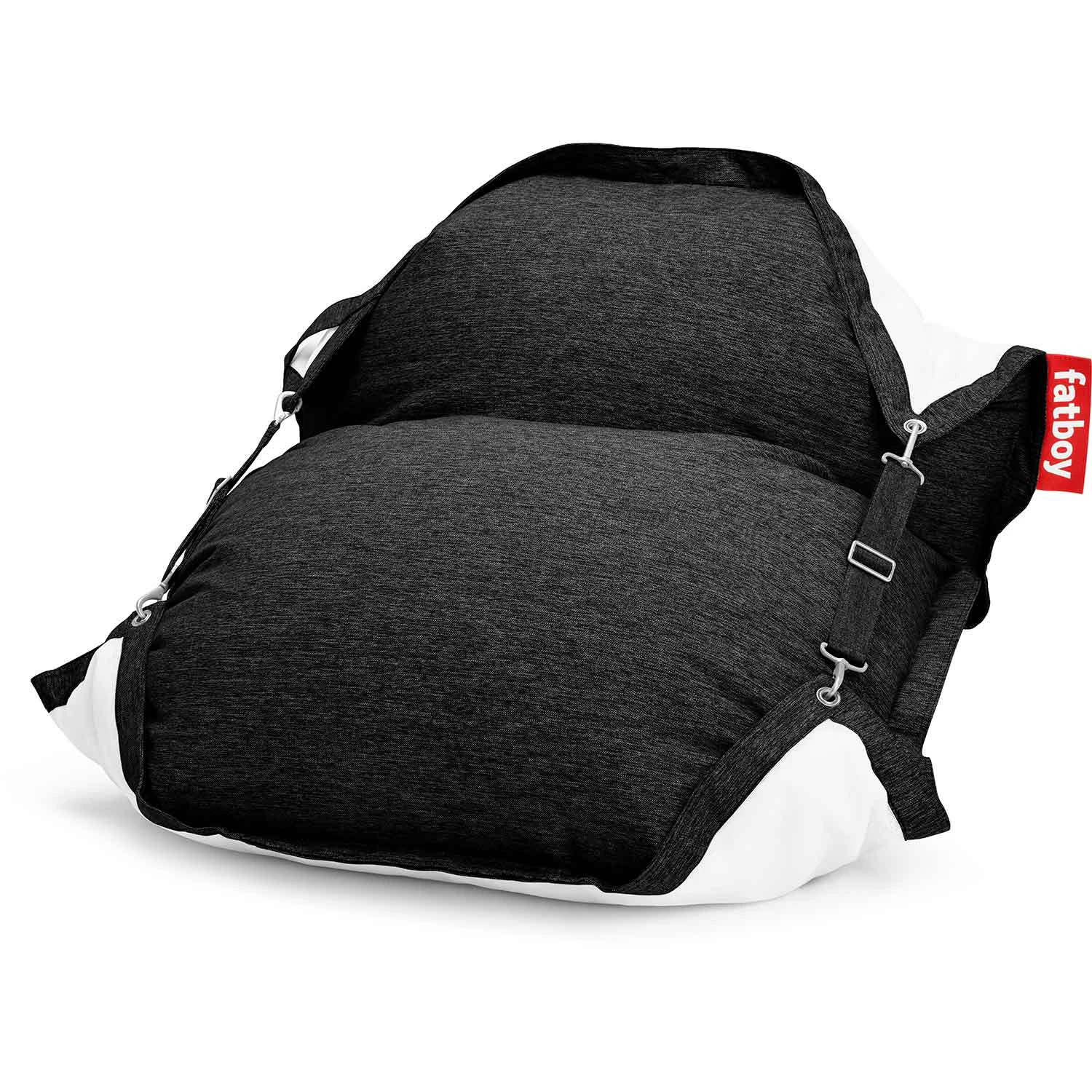 fatboy original floatzac flytande sittsäck - sittsäckar & sittpuffar olefin thunder grey