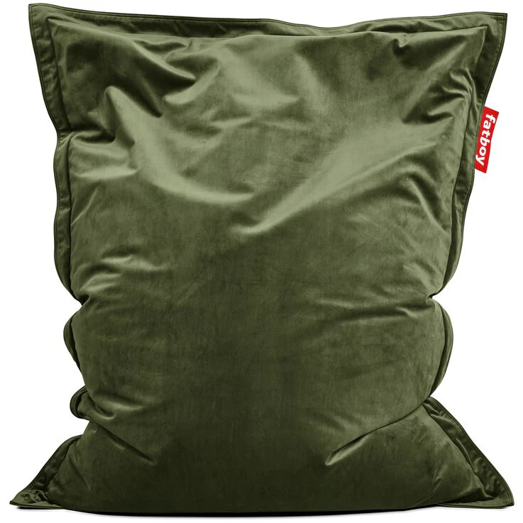 Fatboy Original Slim Velvet Recycled Sitts&auml;ck Deep Green - Sitts&auml;ckar & Sittpuffar Sammet Djupgr&ouml;n