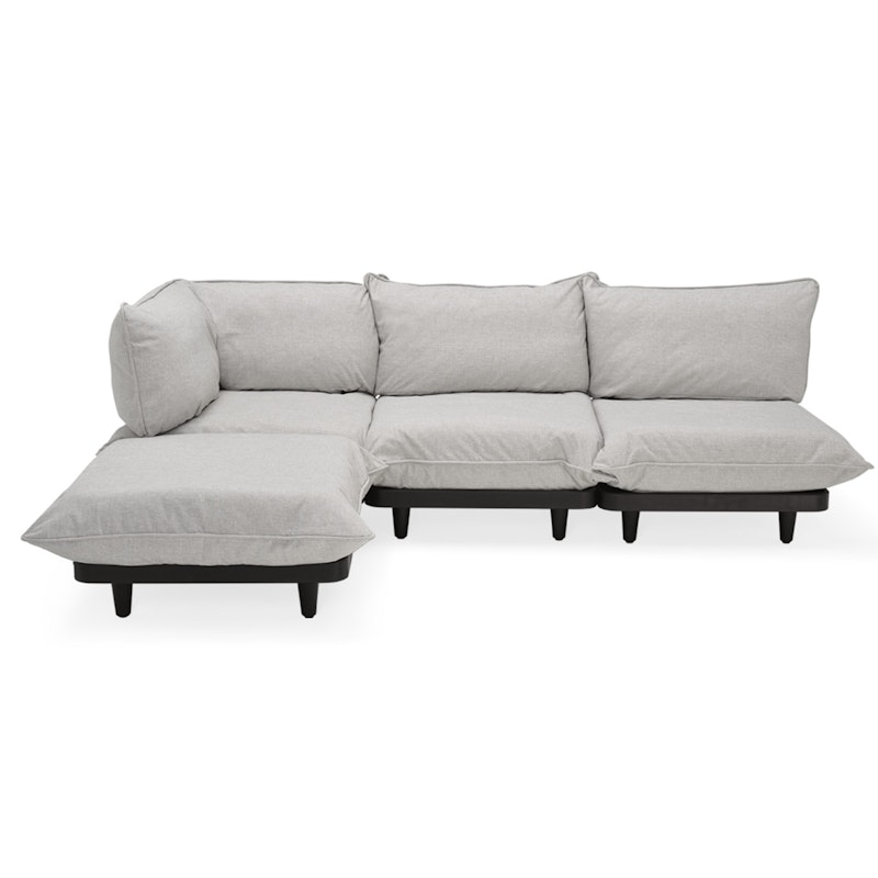 Paletti Modulsoffa 3-Sits Med Schäslong, Mist