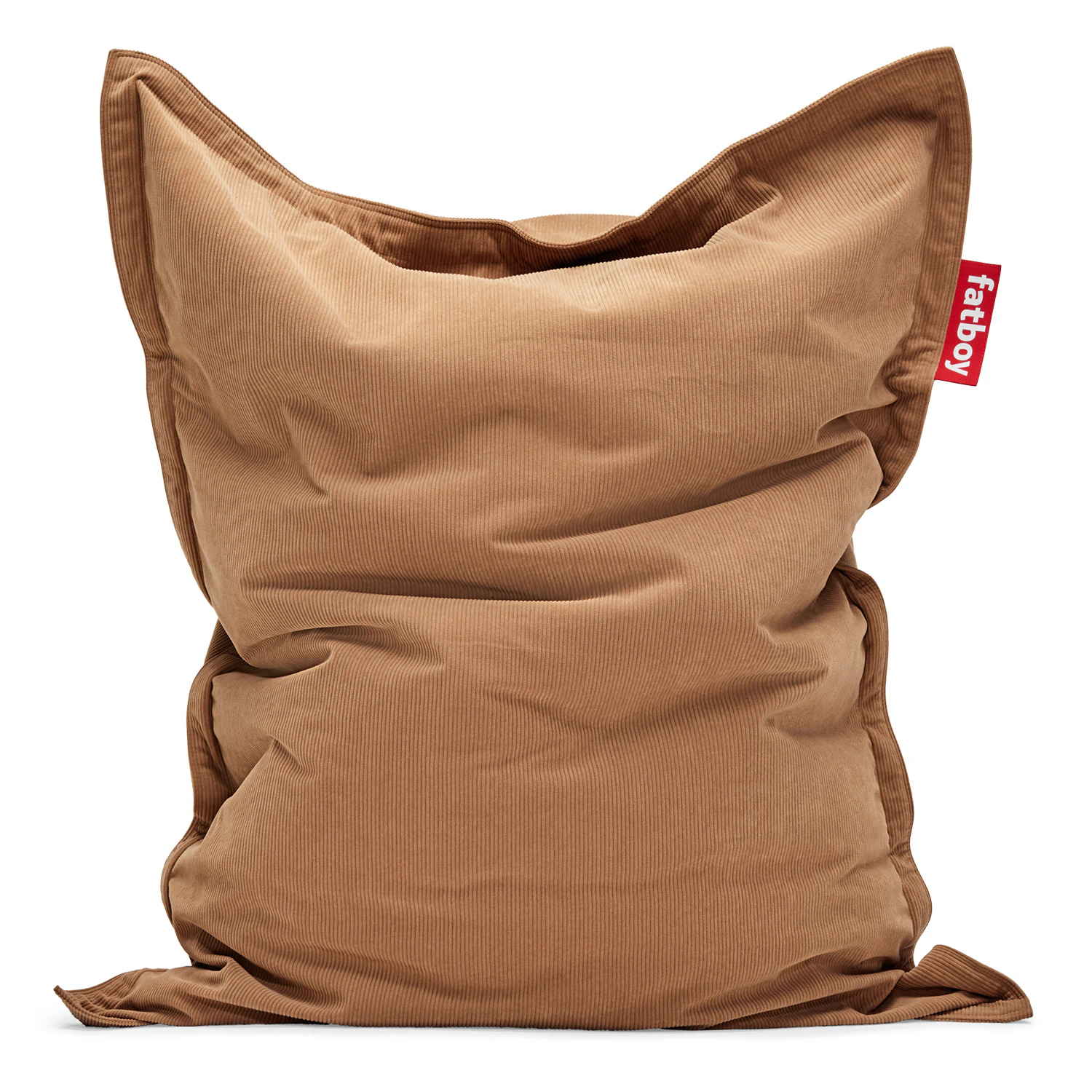 fatboy recycled original slim cord sittsäck - sittsäckar & sittpuffar återvunnen polyester teddybear