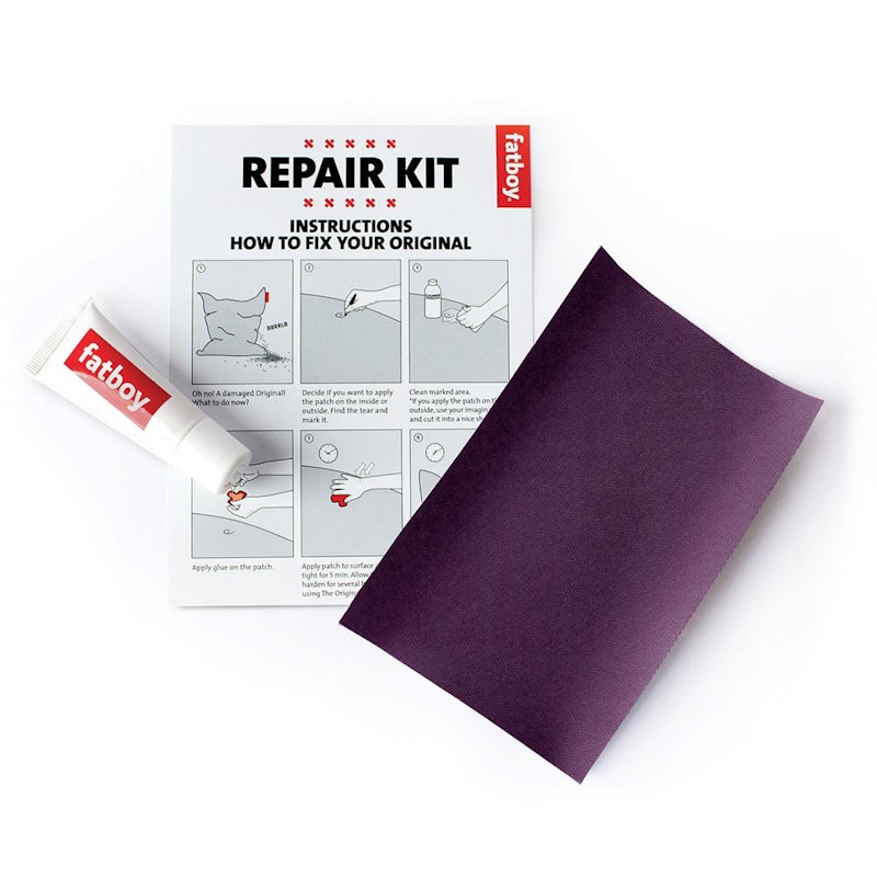 Repair Kit Nylon, Mörklila