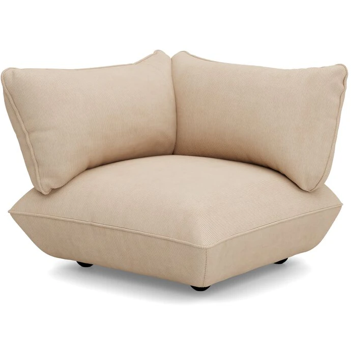 fatboy sumo left cord recycled hörndel - modulsoffor manchester beige