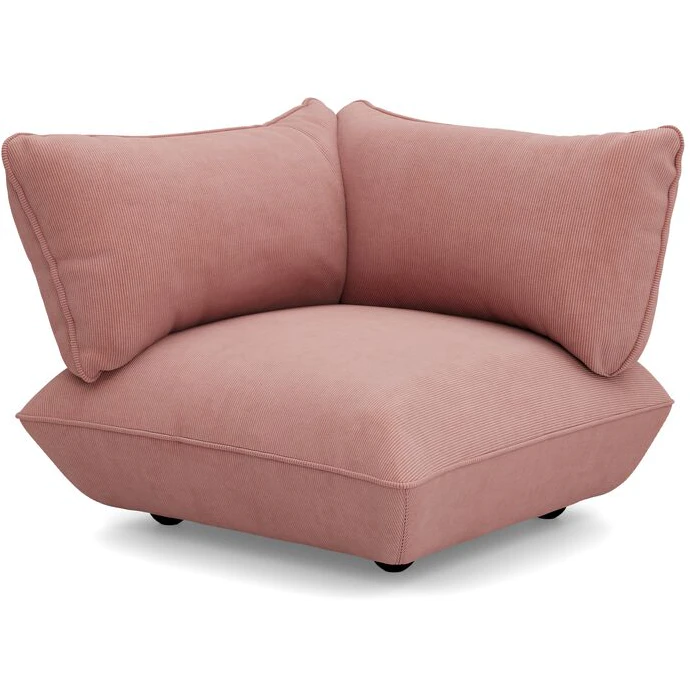 fatboy sumo left cord recycled hörndel - modulsoffor manchester soft pink