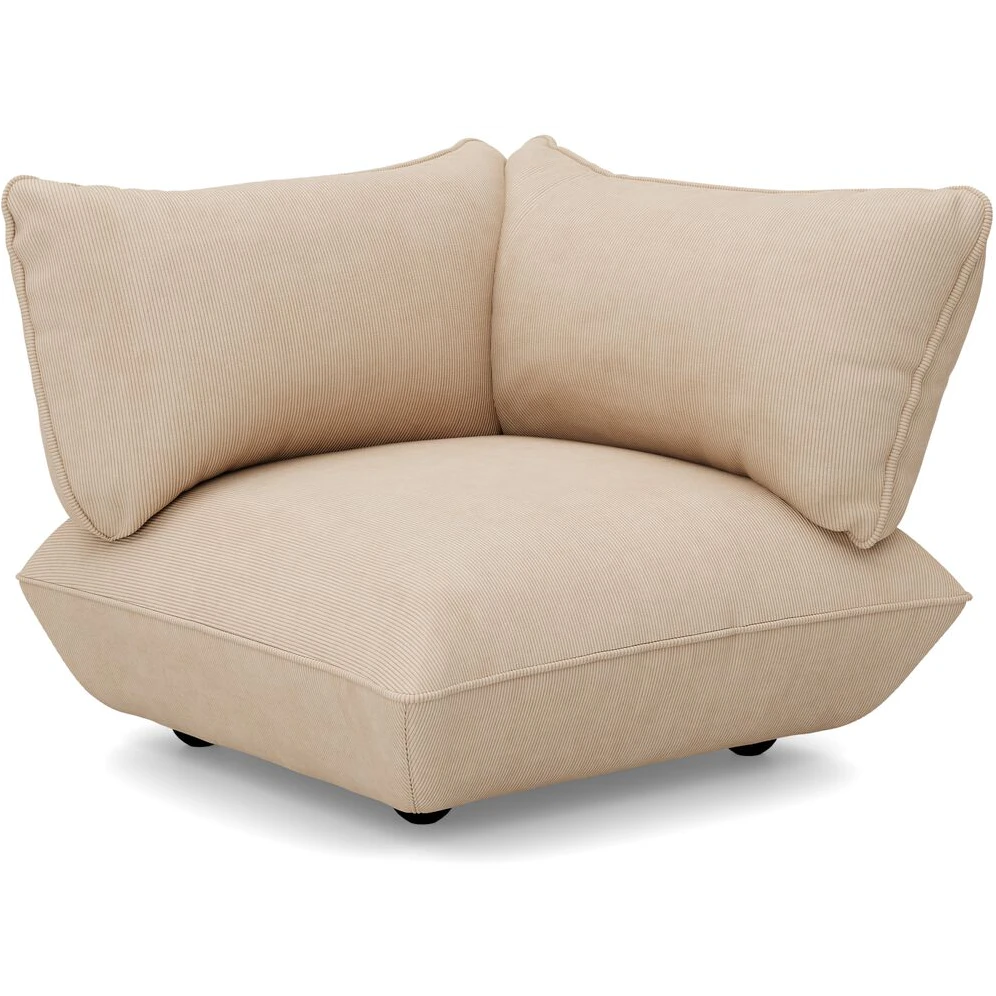 fatboy sumo right cord recycled hörndel - modulsoffor manchester beige