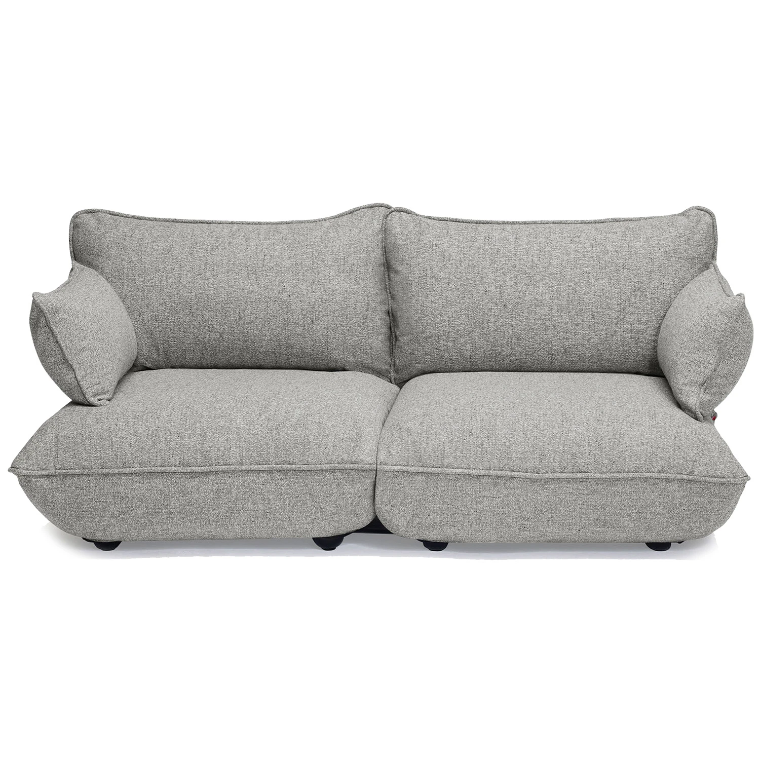 Fatboy Sumo Soffa Medium Mingle - 3-sitssoffor Polyester Grid Stone