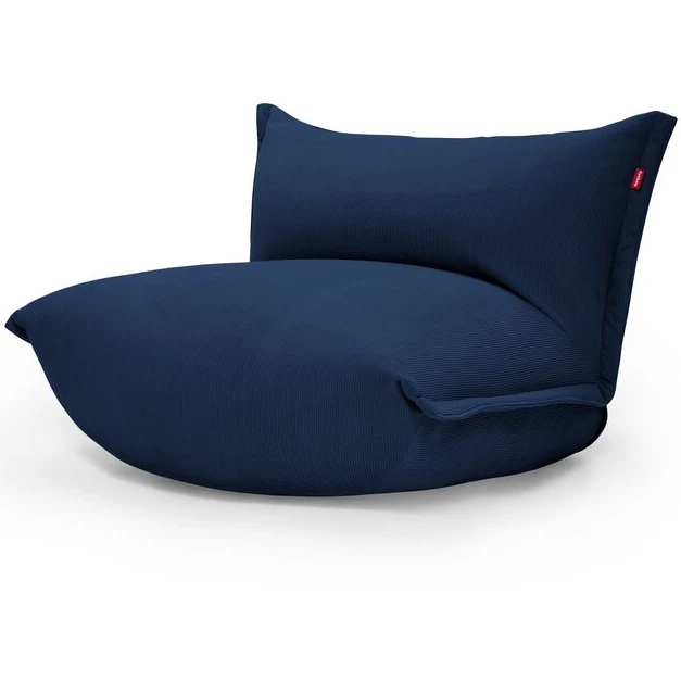 fatboy the bonbaron slim cord recycled loungestol deep blue - manchester djupblå
