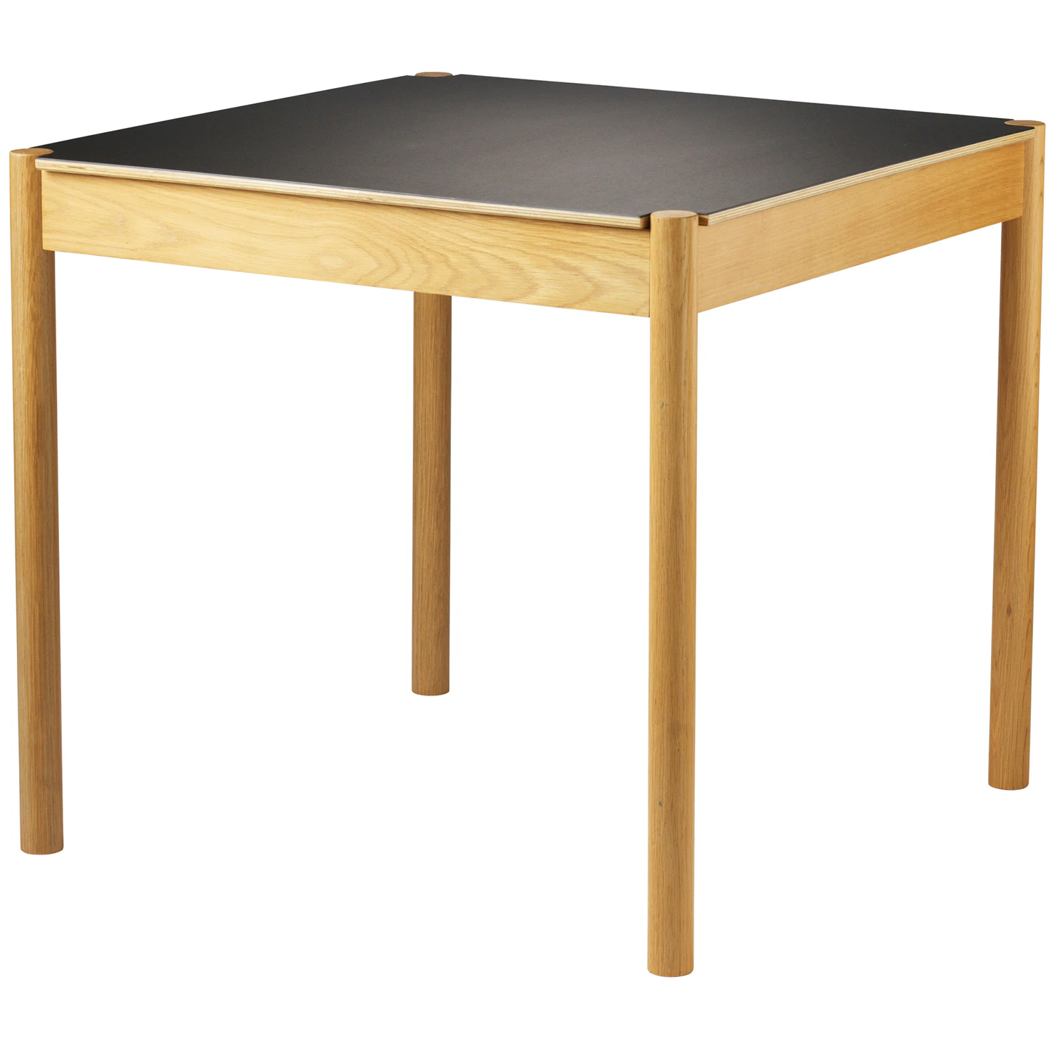 Fdb M&oslash;bler C44 Matbord / Laminat 80x80 Cm - Ek Svart